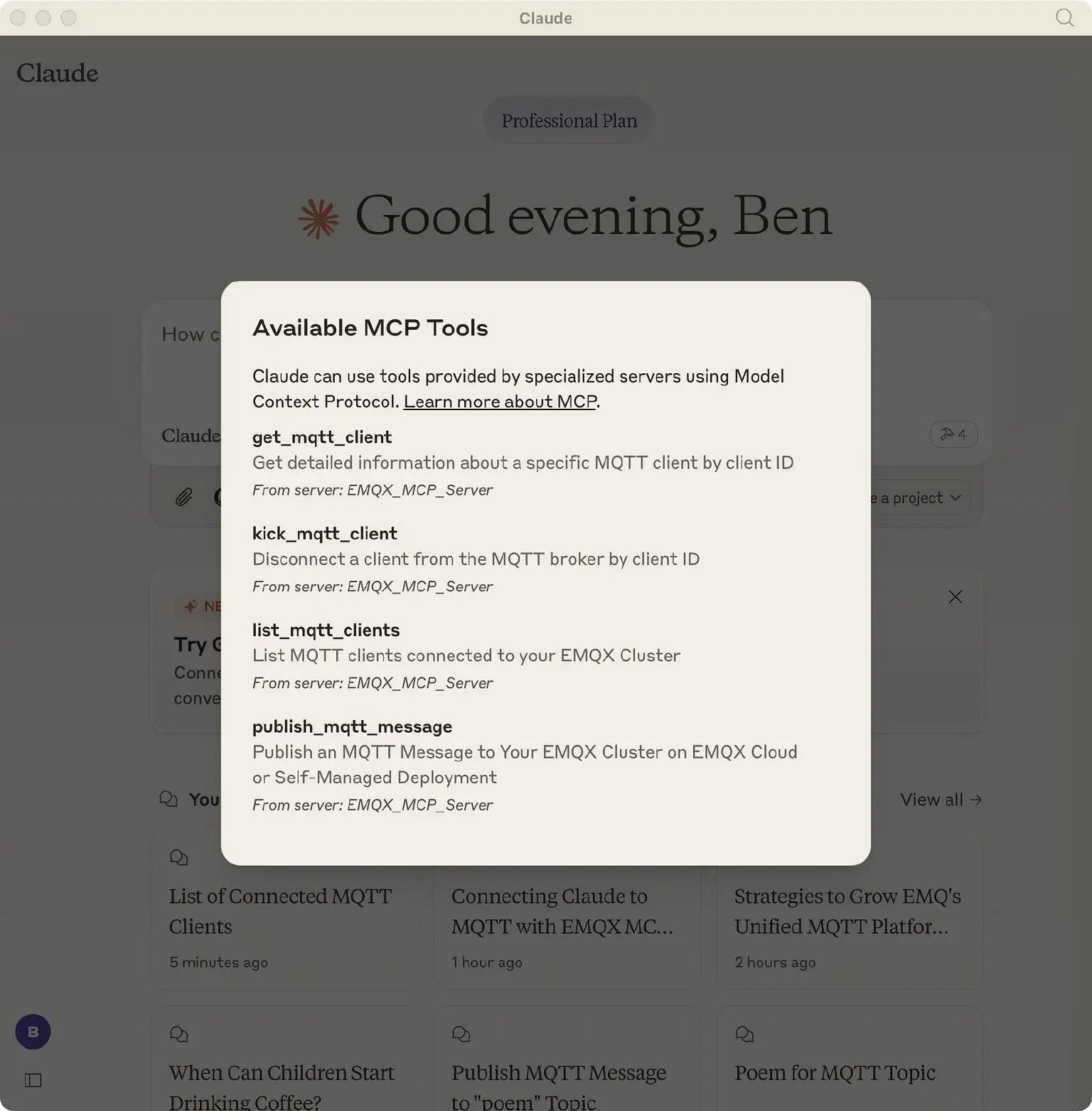 EMQX MCP Server Tools