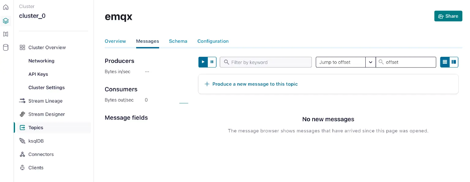 Navigate to the ‘Messages’ tab