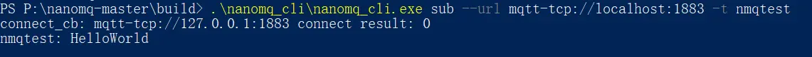 nanomq_cli sub