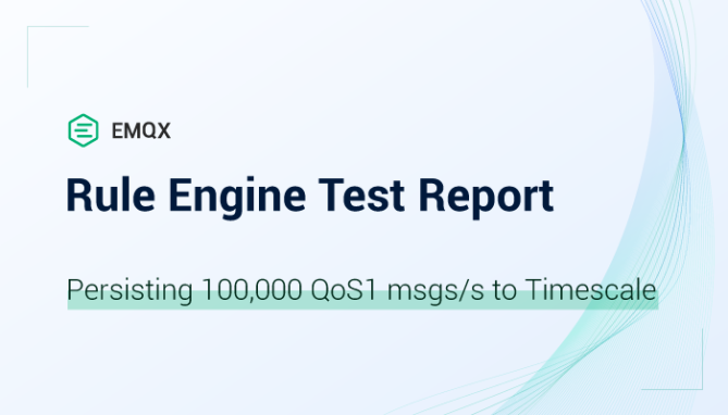 Rule Engine Test Report: Persisting 100,000 QoS1 msgs/s to TimescaleDB