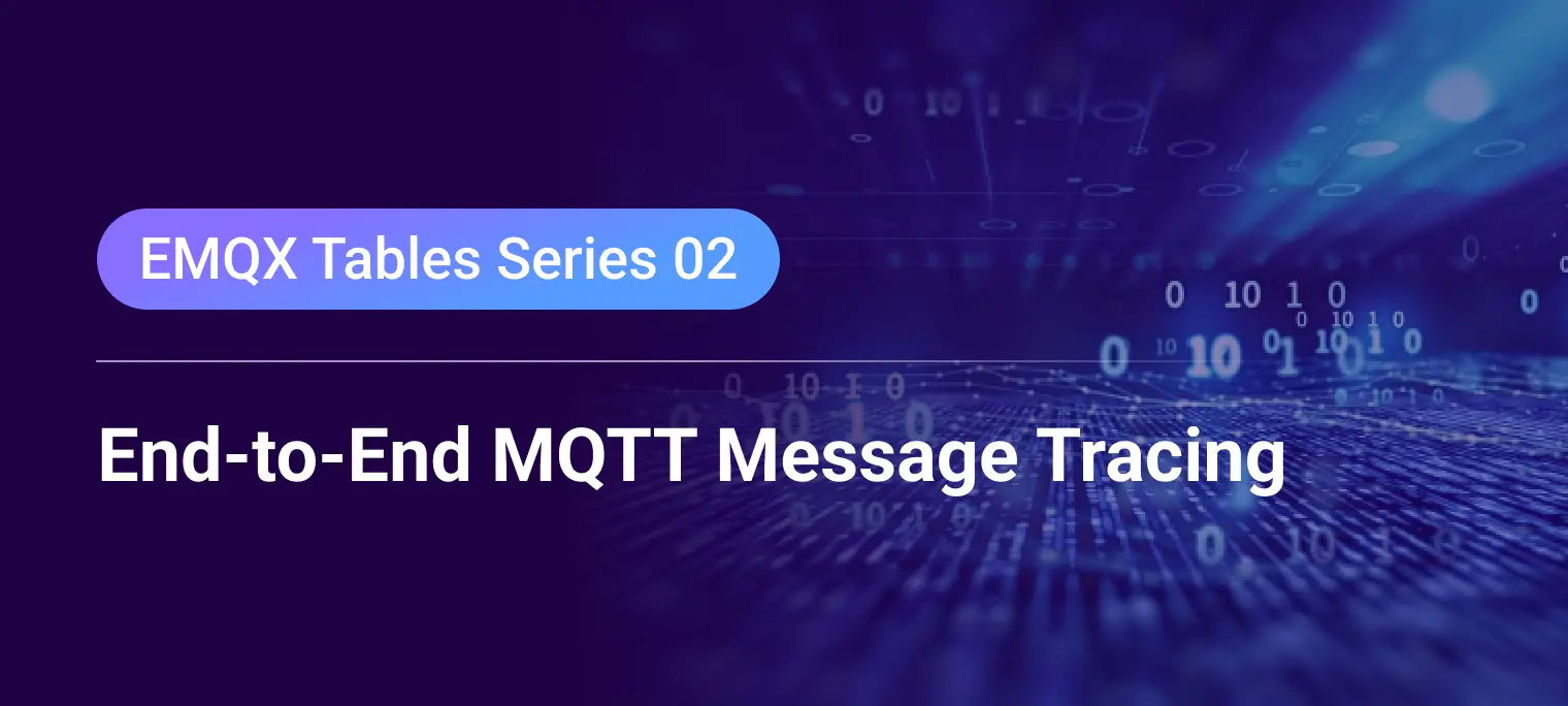 Using EMQX Tables to Implement End-to-End MQTT Message Tracing: Latency, Delivery, and Acknowledgment Analysis