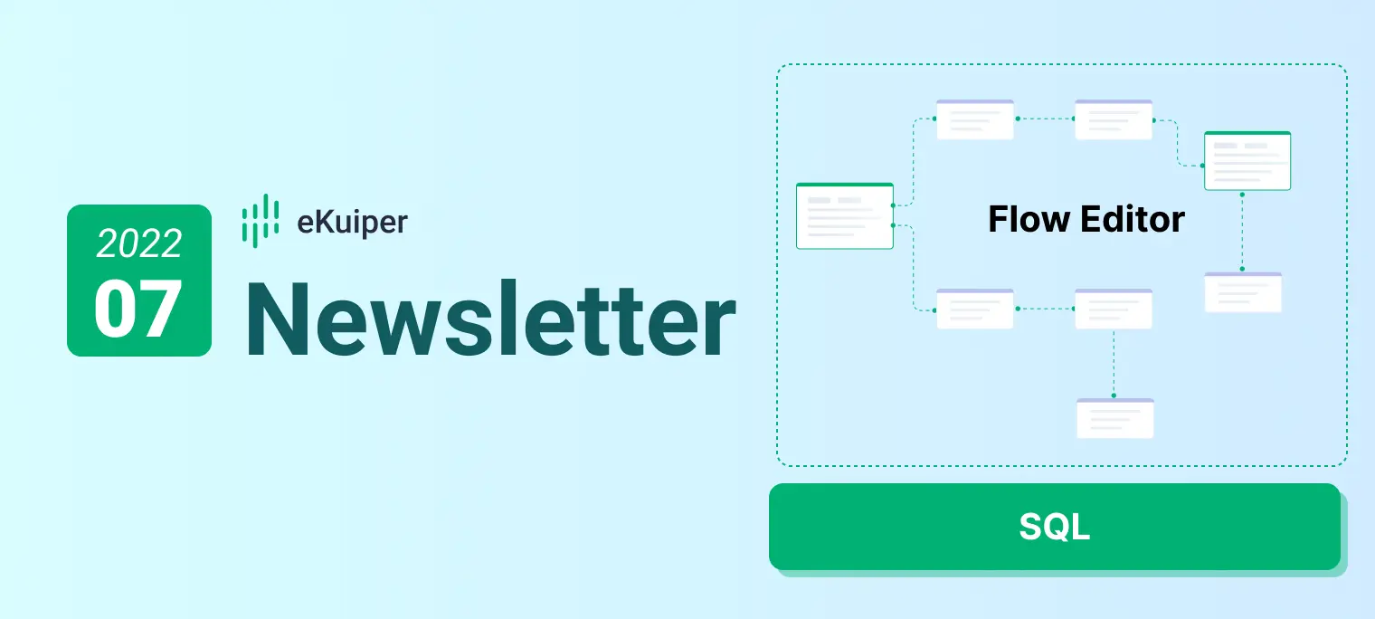 eKuiper Newsletter 2022-07｜v1.6.0：Flow 编排 + 更好用的 SQL，轻松表达业务逻辑
