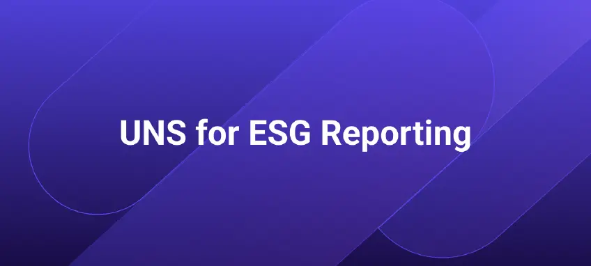 Revolutionizing ESG and Carbon Footprint Reporting with a Unified Namespace
