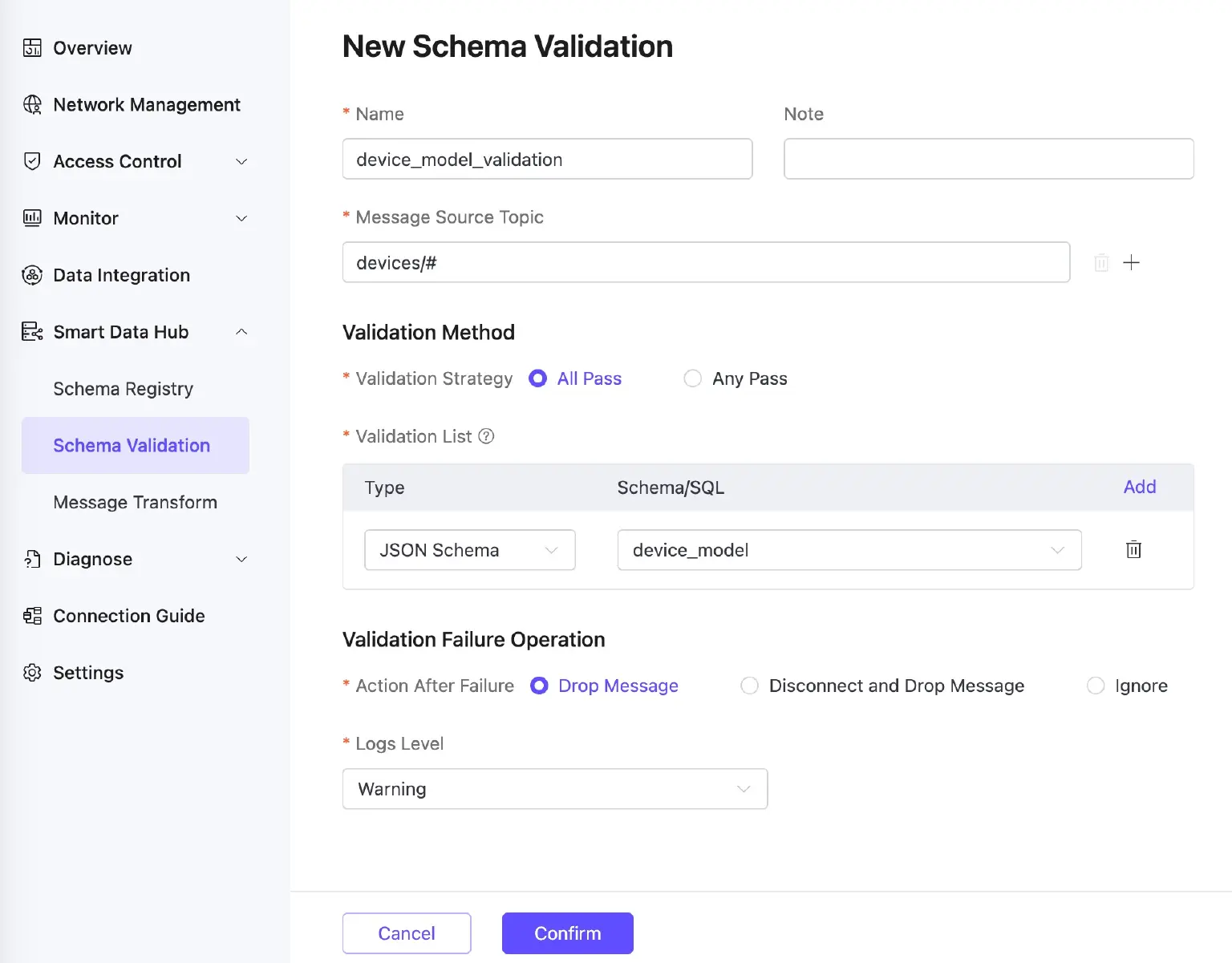Set Up Validation Rules