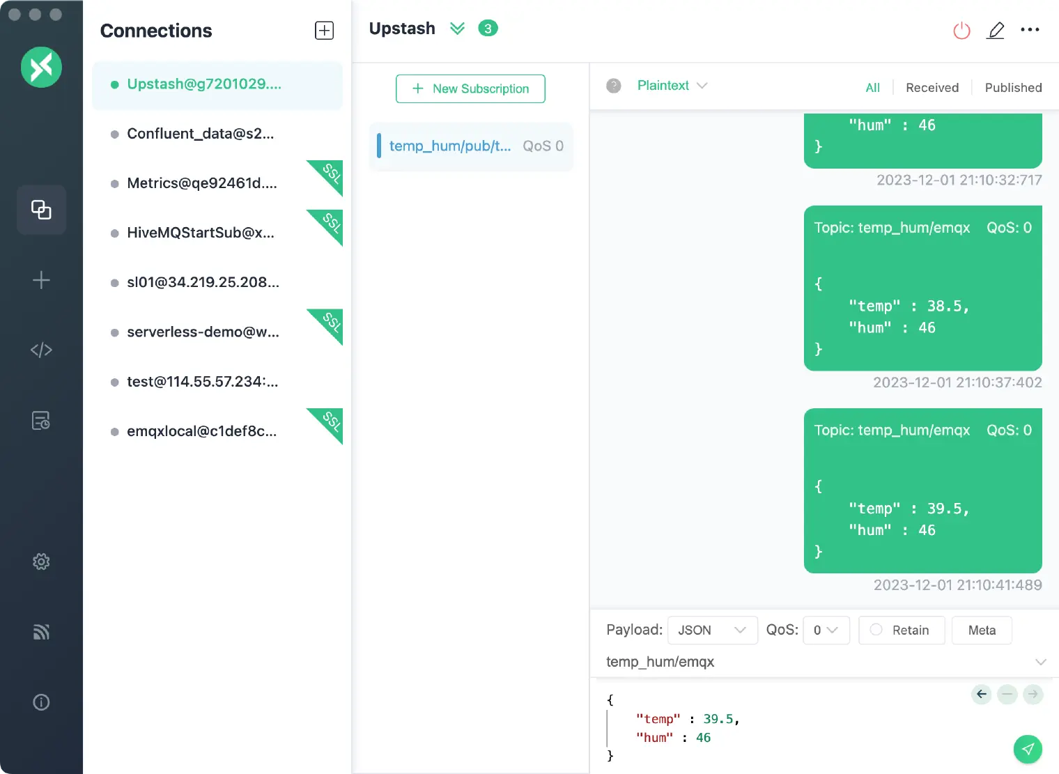 Publish MQTT Messages to EMQX Cloud