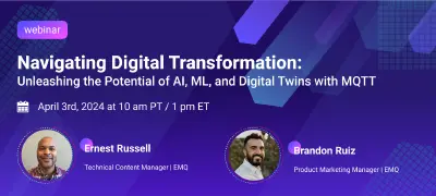 Navigating Digital Transformation: Unleashing the Potential of AI, ML, and Digital Twins with MQTT