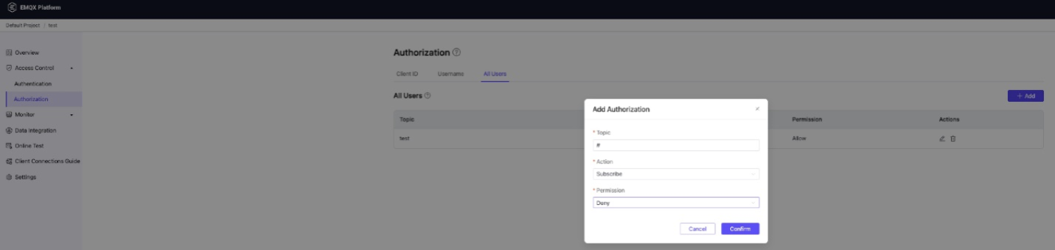 Adding Authentication and ACL Rules 3