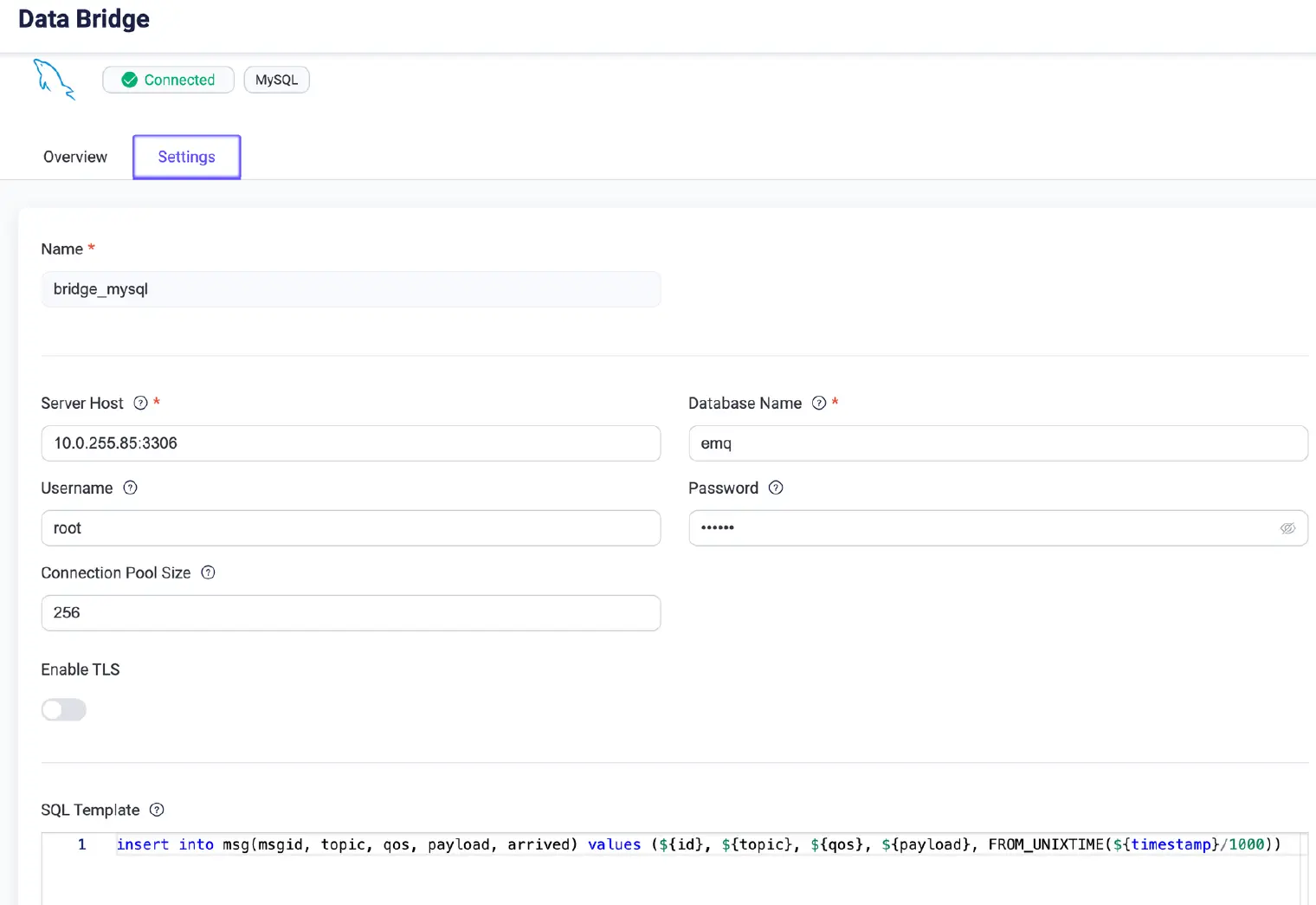 MySQL Bridge