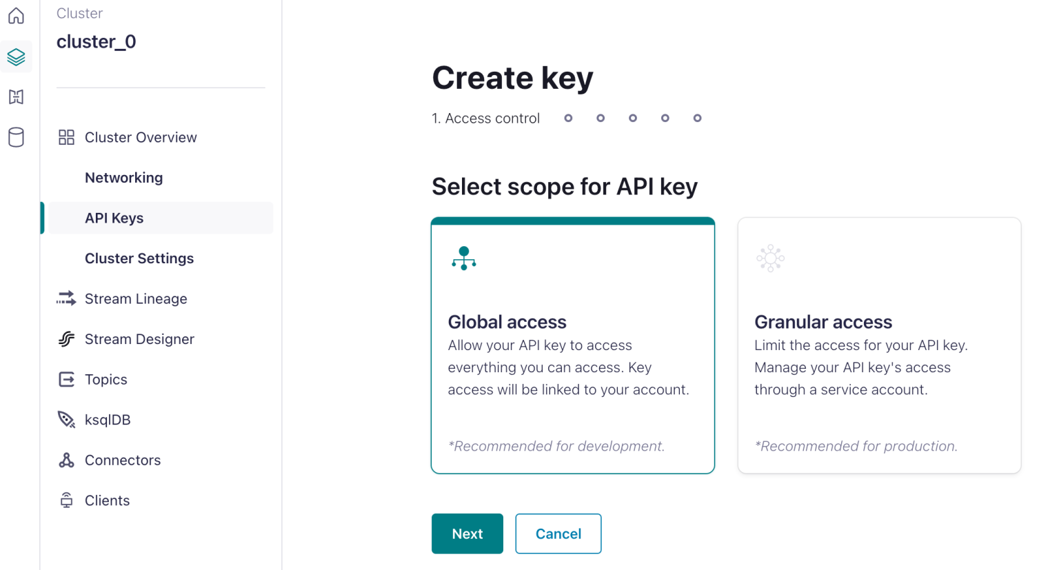 Generate an API Key