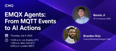 EMQX Agents: From MQTT Events to AI Actions