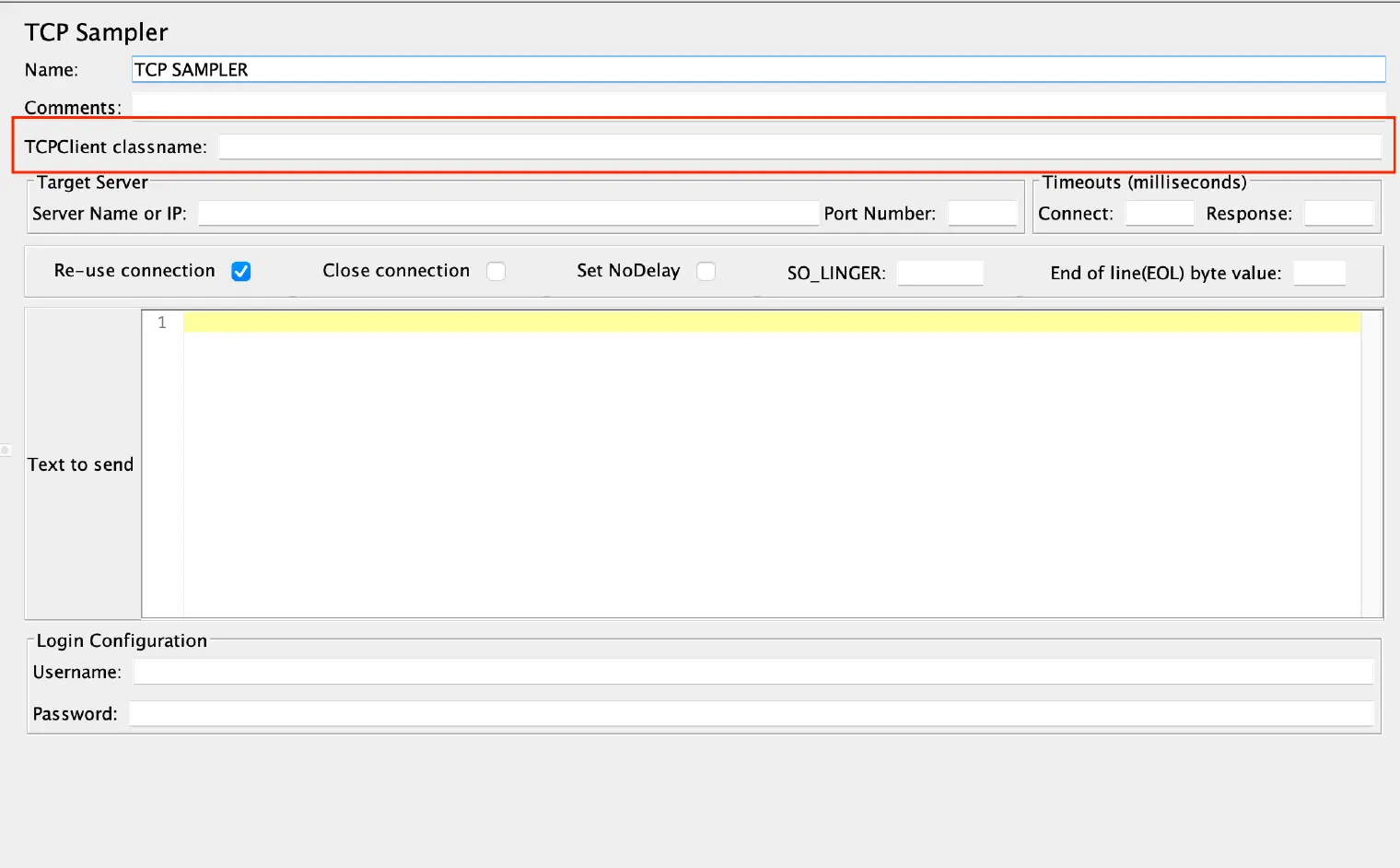 JMeter TCP 取样器