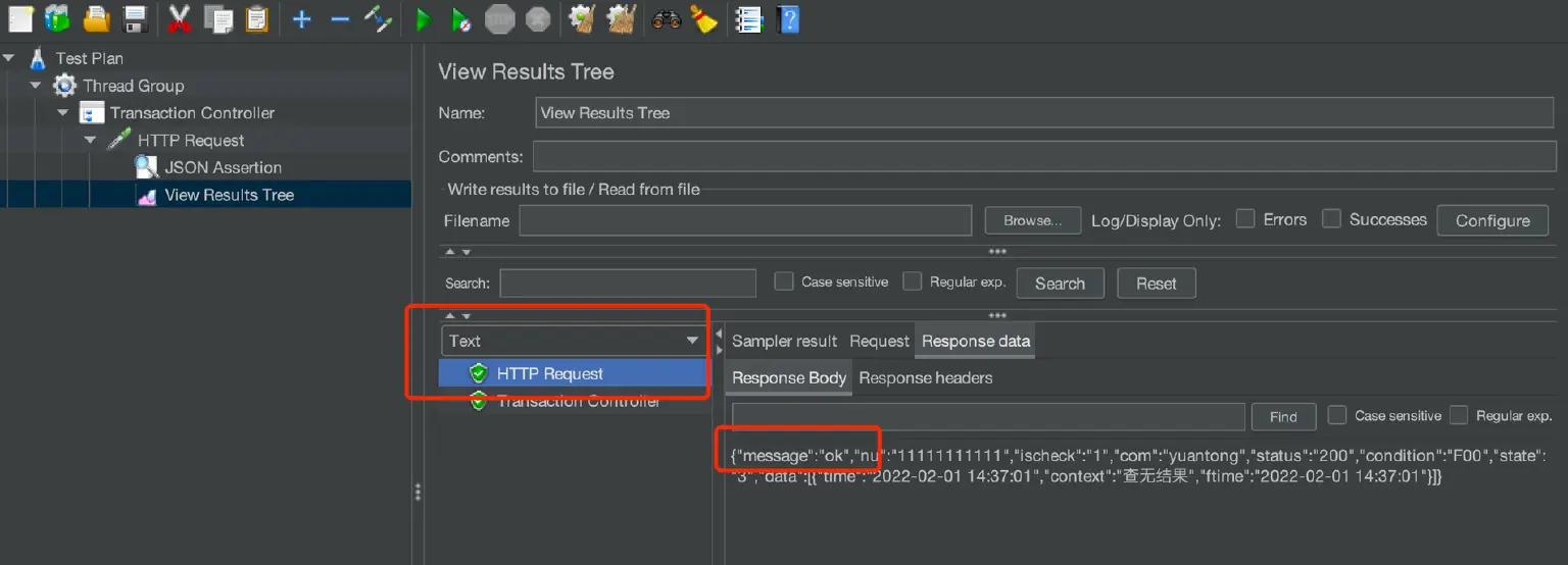 JMeter JSON Assertion 3