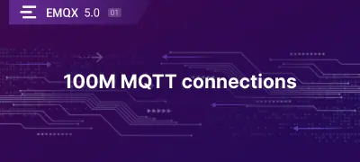 How EMQX under the new architecture of Mria + RLOG achieves 100M MQTT connections