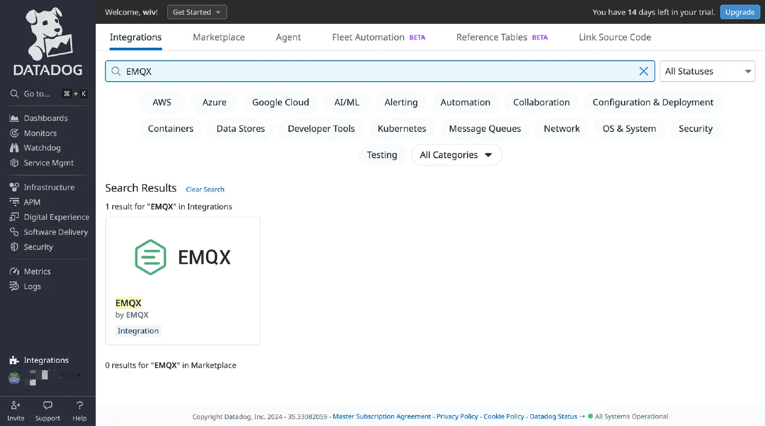 Click the Install Integration