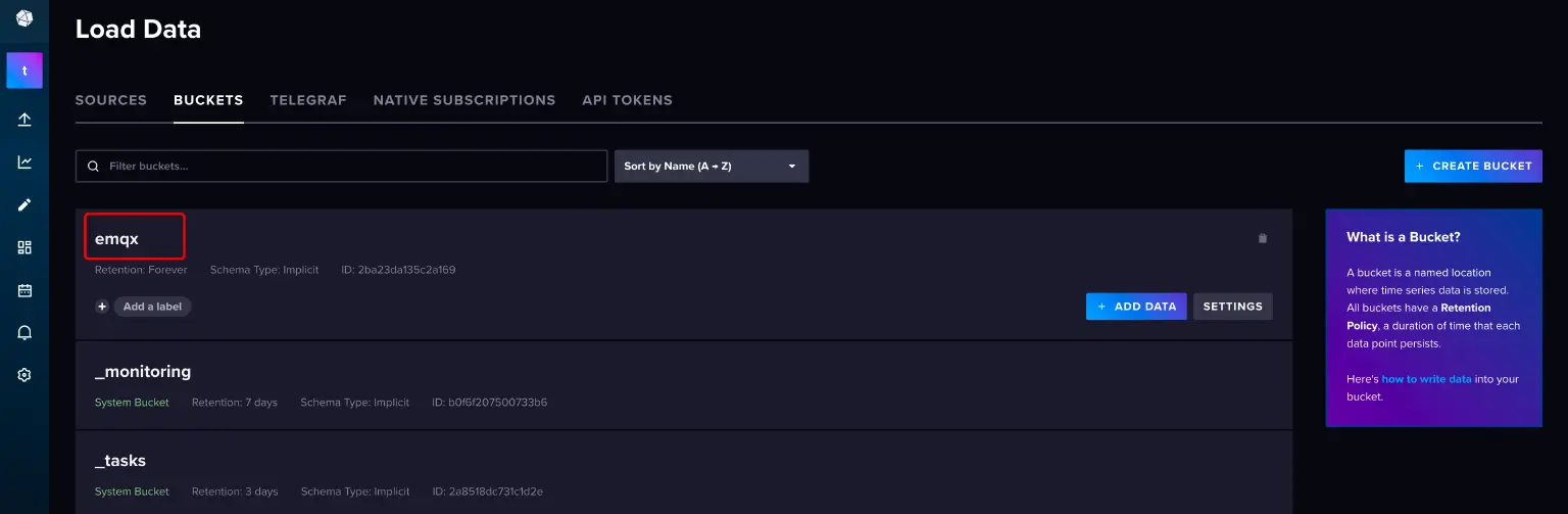 Create InfluxDB Cloud instances