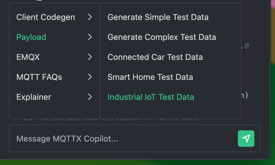 Diverse MQTT Test Data Generation