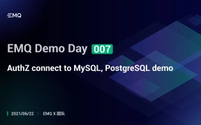 EMQX MQTT Broker AuthZ connect to MySQL, PostgreSQL demo