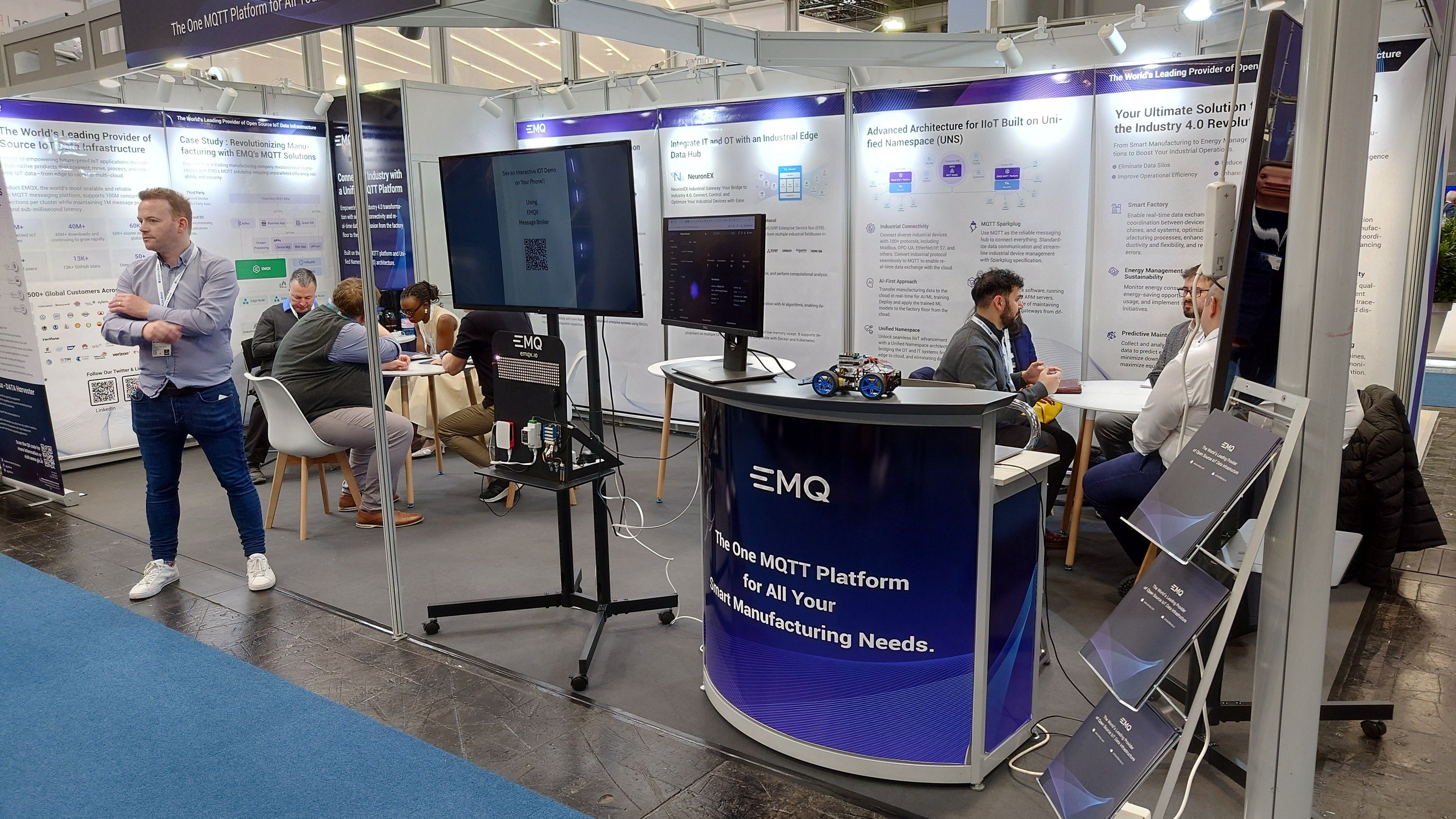 EMQ Showcases IoT Innovations at Hannover Messe Industrial Expo 2024