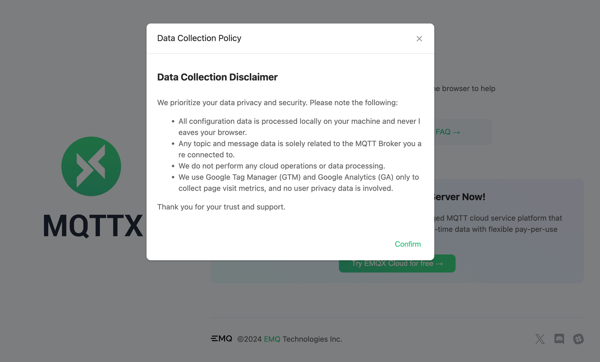 data collection policy