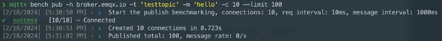 MQTT Bench Pub
