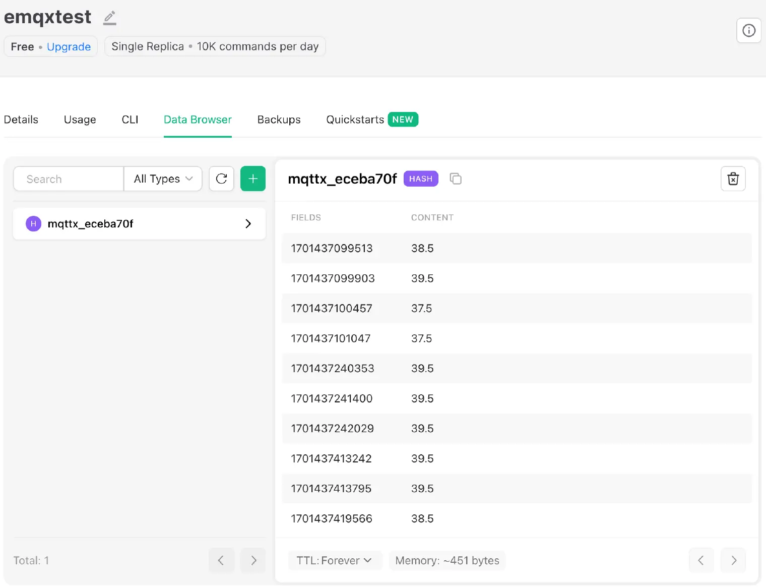 Upstash Console