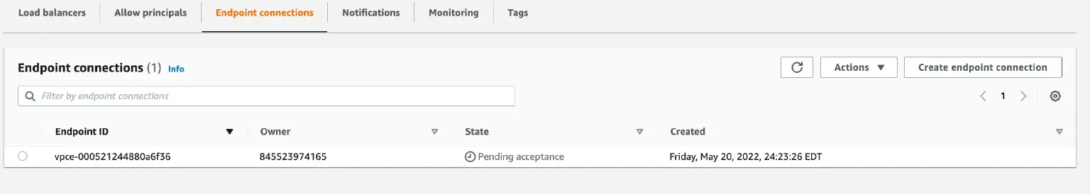 Endpoint Connections