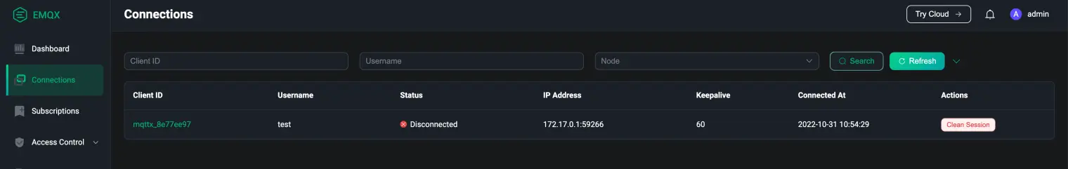 MQTT Connections