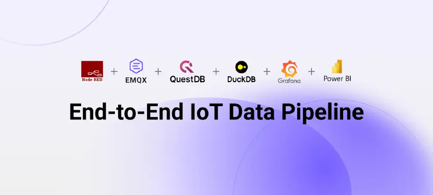 Building an End-to-End IoT Data Pipeline with Node-RED, EMQX, QuestDB, DuckDB, Grafana and PowerBI