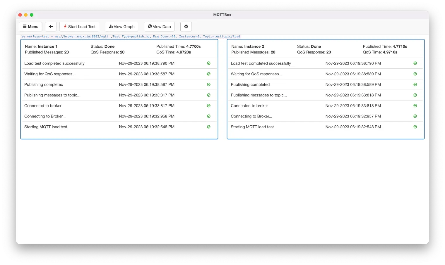 MQTT Load Testing 2